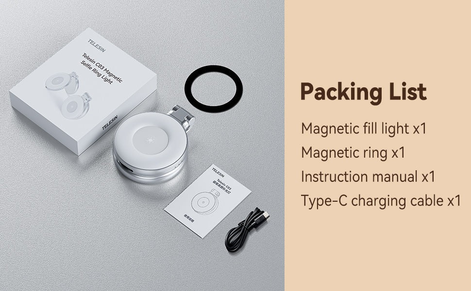 Magnishot C03 Magnetic Selfie Ring Light